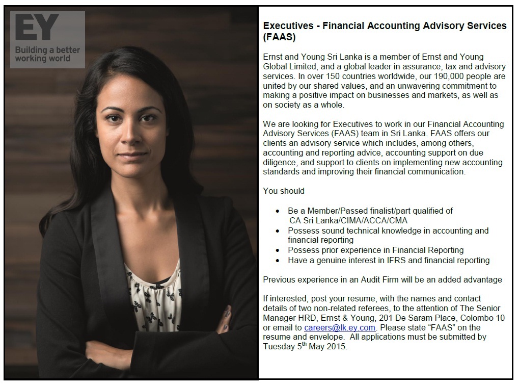Financial Accounting Advisory Services Executives