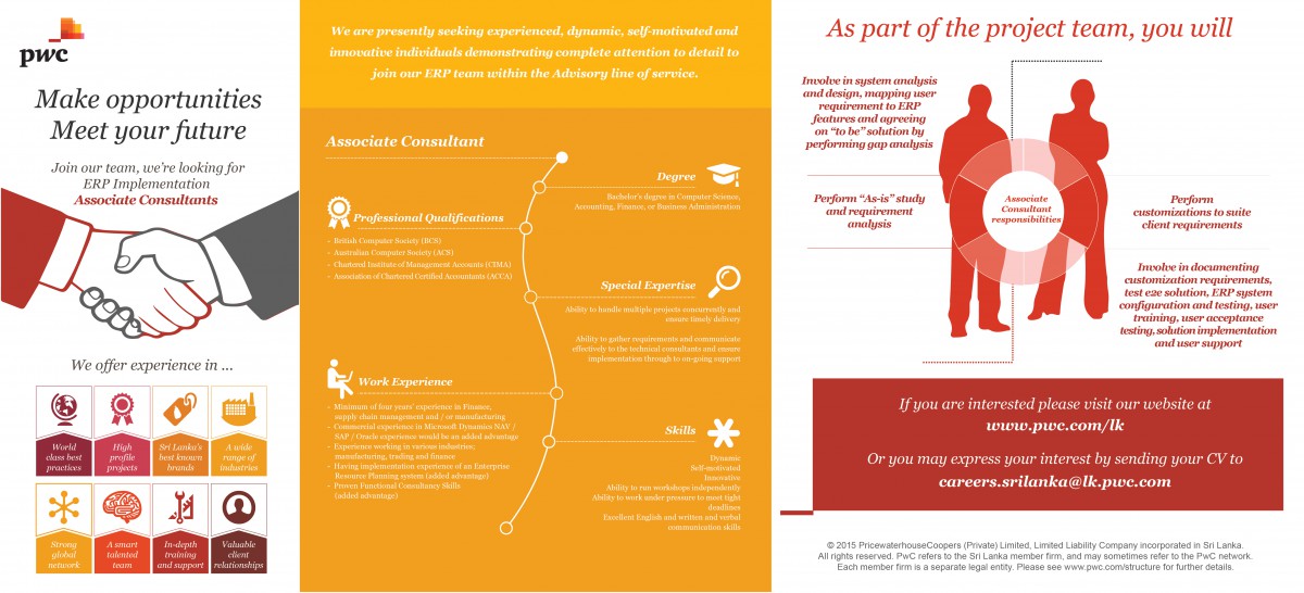 Associate Consultant Erp Implementation