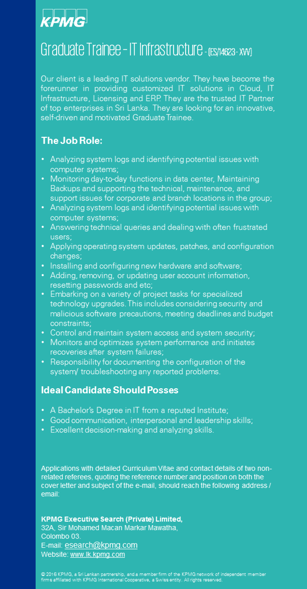 Graduate IT (Infrastructure)