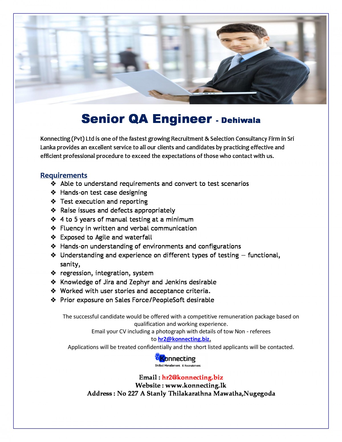 Senior QA Engineer Senior QA Engineer