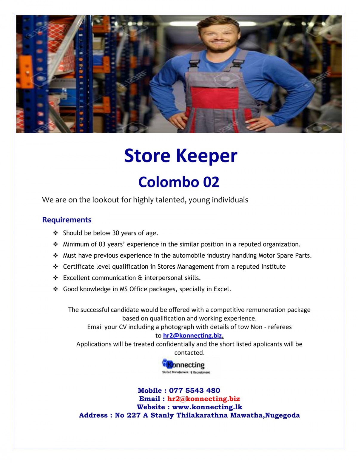 Store Keeper