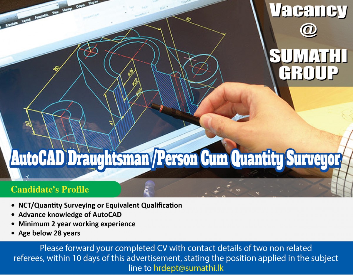 AutoCAD Draughtsman Cum Quantity Serveyor