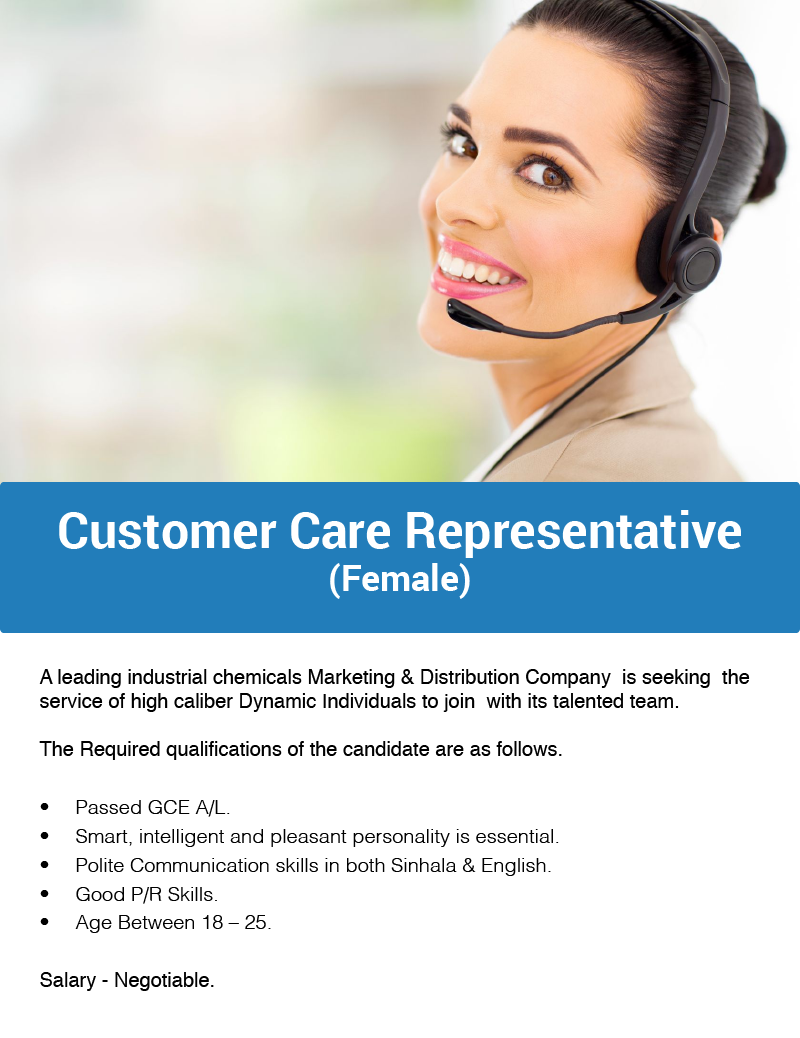 Customer Care Representative 2022